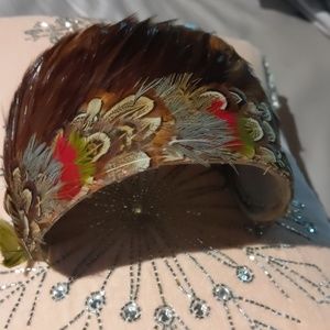 Vintage feather headpiece.